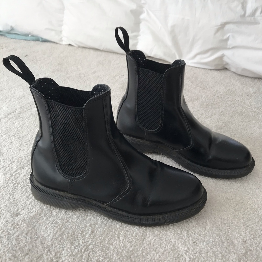 Dr. Martens Flora Black Chelsea Boot